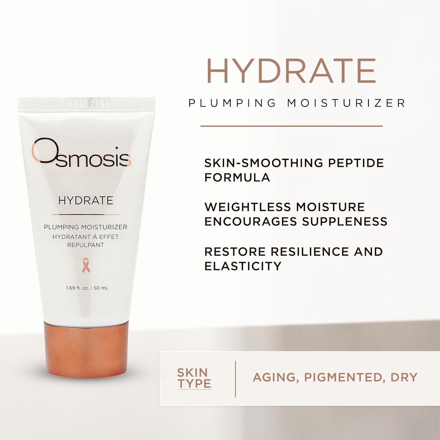 OSMOSIS Hydrate Plumping Moisturizer for Dehydrated Skin 1.69 Fl Oz
